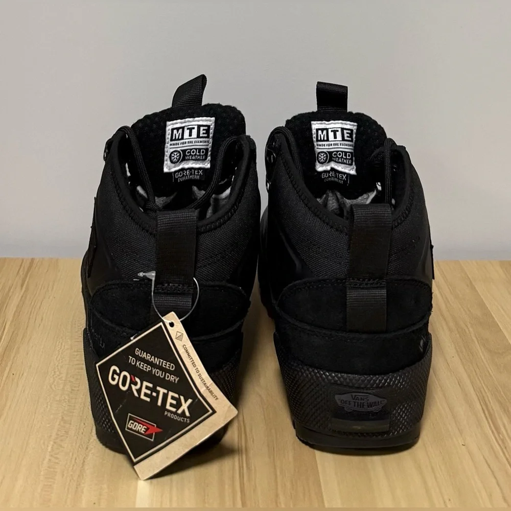 Vans Half Cab‎ Gore-Tex MTE  Black Waterproof Mens Size 7.5 Womens Size 9